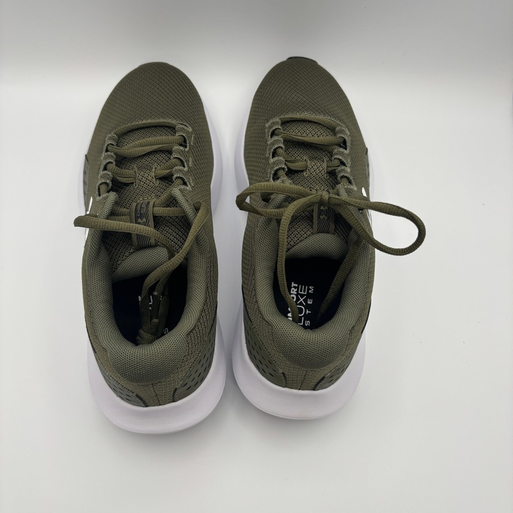 Under Armour Charged Surge 4 Shoes Mens Size 10 Green White Running 3027000-301 - Picture 5 of 8
